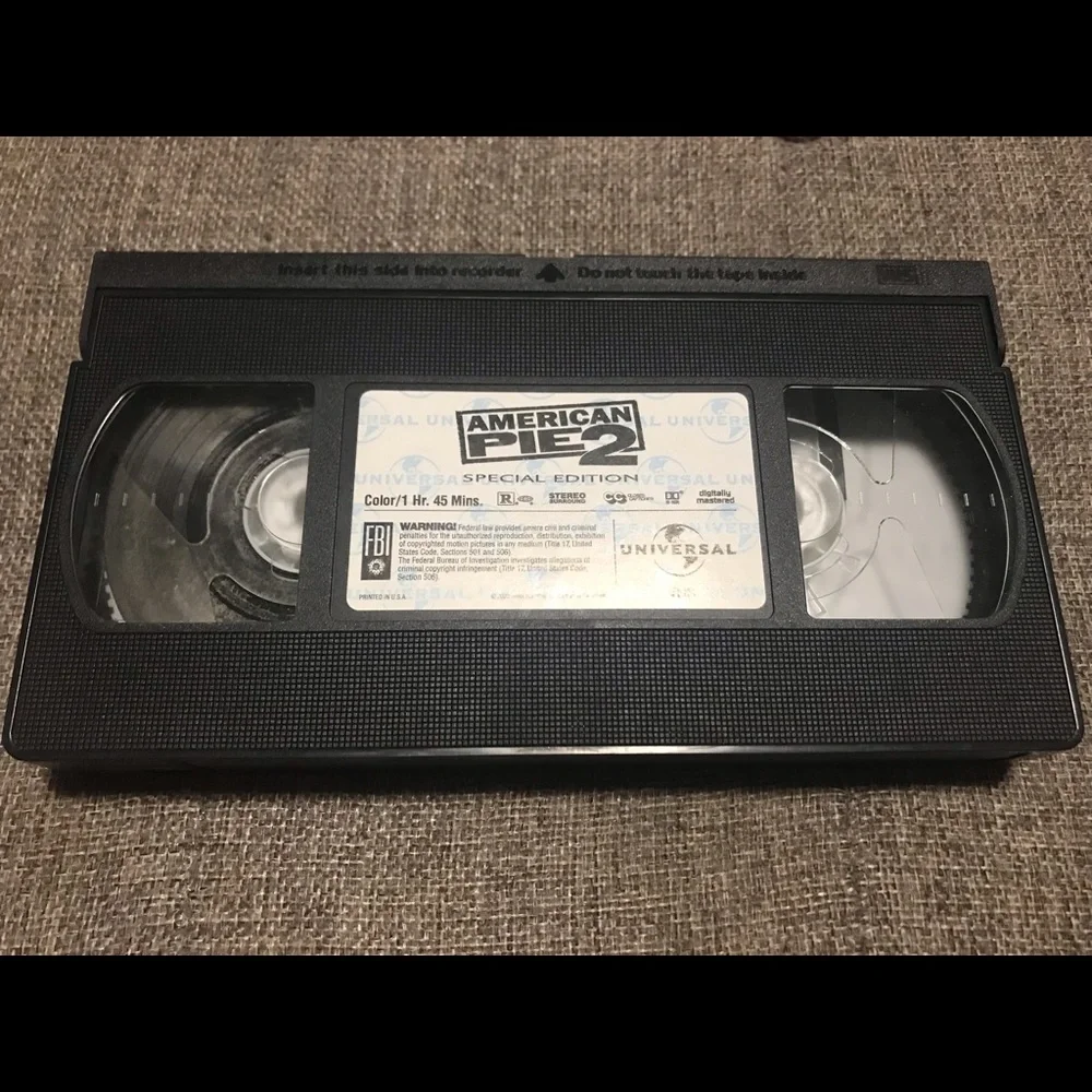 Vintage American Pie 2 VHS 2002 UNTESTED